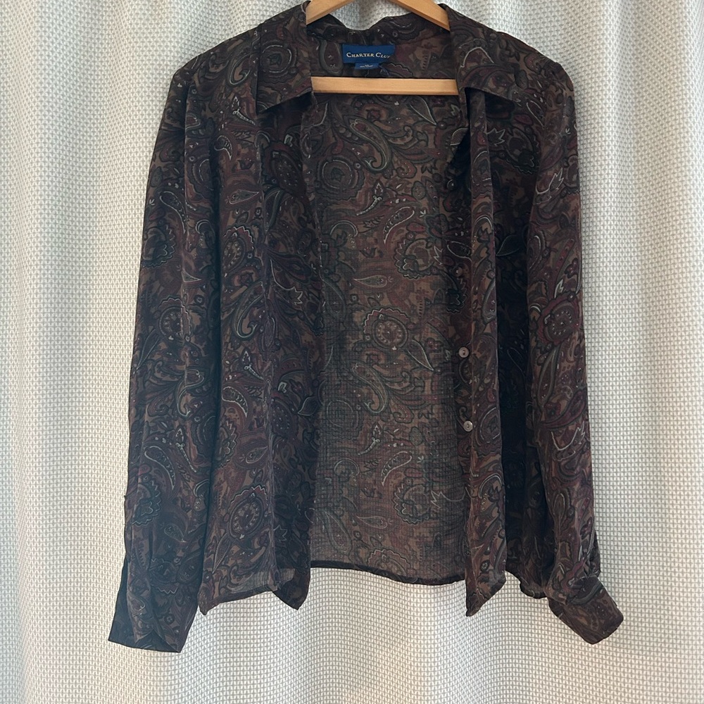 Brown Lightweight Shirt Jacket